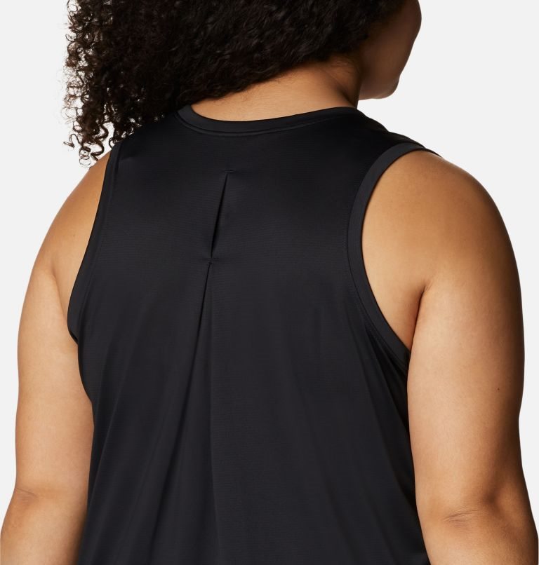 Women's Columbia Hike Tanks Black | Plus Size CA-MC831